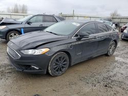 Salvage cars for sale from Copart Arlington, WA: 2017 Ford Fusion SE Phev