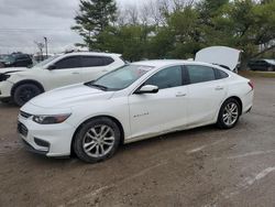 Chevrolet salvage cars for sale: 2017 Chevrolet Malibu LT