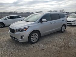 KIA salvage cars for sale: 2018 KIA Sedona EX