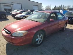 Ford Taurus SES salvage cars for sale: 2001 Ford Taurus SES