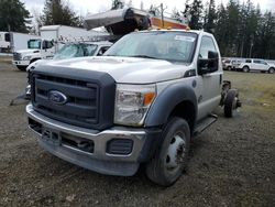 Salvage cars for sale from Copart Arlington, WA: 2012 Ford F550 Super Duty