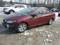 2013 Honda Civic LX en venta en Candia, NH