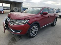 2018 Lincoln MKX Reserve en venta en Grand Prairie, TX