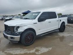 Salvage cars for sale from Copart Grand Prairie, TX: 2015 Ford F150 Supercrew