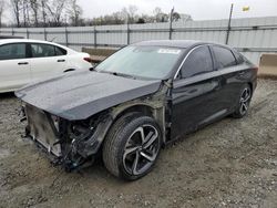 Honda Accord Sport salvage cars for sale: 2018 Honda Accord Sport