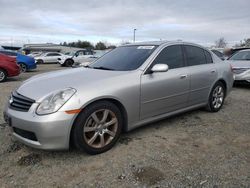 Infiniti salvage cars for sale: 2005 Infiniti G35