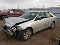 Toyota Camry salvage cars for sale: 2005 Toyota Camry LE