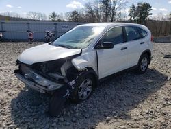 Salvage cars for sale from Copart West Warren, MA: 2015 Honda CR-V LX