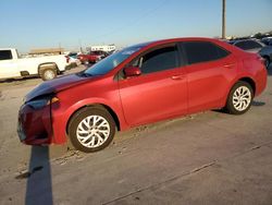 Toyota salvage cars for sale: 2018 Toyota Corolla L