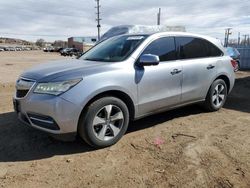 Salvage cars for sale from Copart Colorado Springs, CO: 2016 Acura MDX