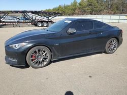 Salvage cars for sale from Copart Brookhaven, NY: 2017 Infiniti Q60 RED Sport 400