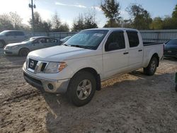 Salvage cars for sale from Copart Midway, FL: 2010 Nissan Frontier Crew Cab SE
