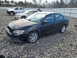 Salvage cars for sale from Copart Windham, ME: 2015 Volkswagen Jetta SE