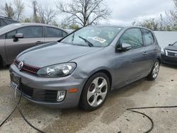 Volkswagen salvage cars for sale: 2010 Volkswagen GTI