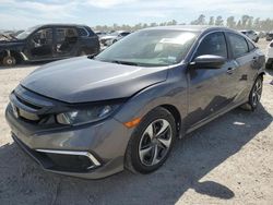 Honda salvage cars for sale: 2019 Honda Civic LX