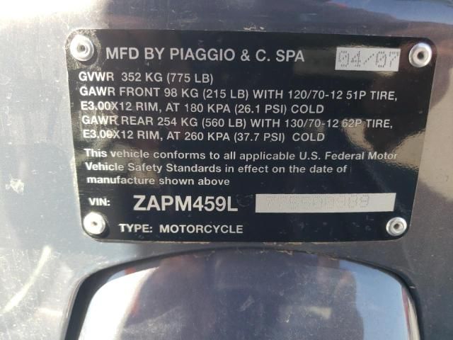 2007 Vespa GTS 250