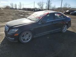 Vehiculos salvage en venta de Copart Montreal Est, QC: 2013 Mercedes-Benz C 300 4matic