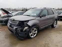 Ford Explorer salvage cars for sale: 2014 Ford Explorer Limited