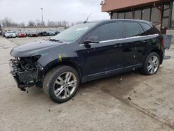 Salvage cars for sale from Copart Fort Wayne, IN: 2013 Ford Edge Limited