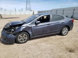 Salvage cars for sale from Copart Adelanto, CA: 2017 Subaru Impreza Premium
