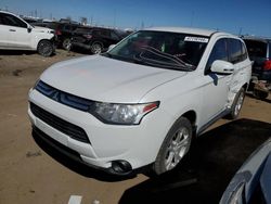 Mitsubishi salvage cars for sale: 2014 Mitsubishi Outlander SE