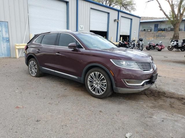 2018 Lincoln MKX Reserve