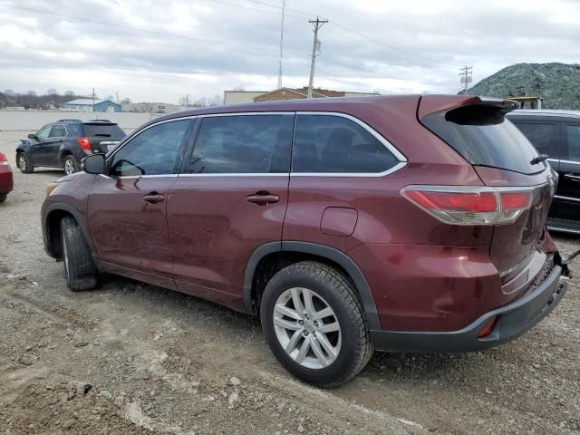 2015 Toyota Highlander LE