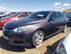 Chevrolet Vehiculos salvage en venta: 2015 Chevrolet Malibu 1LT