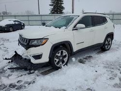 Jeep Compass Limited salvage cars for sale: 2021 Jeep Compass Limited