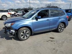 Subaru salvage cars for sale: 2017 Subaru Forester 2.5I Premium