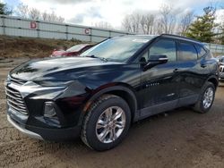 Salvage cars for sale from Copart Davison, MI: 2021 Chevrolet Blazer 2LT