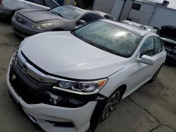 Salvage cars for sale from Copart Vallejo, CA: 2016 Honda Accord EXL