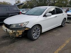 Honda Accord Sport salvage cars for sale: 2015 Honda Accord Sport