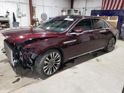 Lincoln Continental Reserve Vehiculos salvage en venta: 2017 Lincoln Continental Reserve