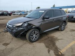 Mitsubishi salvage cars for sale: 2017 Mitsubishi Outlander ES