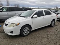 Toyota salvage cars for sale: 2010 Toyota Corolla Base