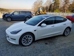 Tesla salvage cars for sale: 2021 Tesla Model 3