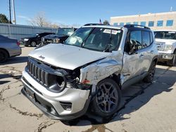 Salvage cars for sale from Copart Littleton, CO: 2020 Jeep Renegade Latitude