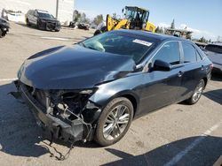 Salvage cars for sale from Copart Rancho Cucamonga, CA: 2017 Toyota Camry LE