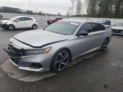 Honda salvage cars for sale: 2021 Honda Accord Sport