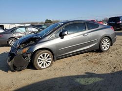 Honda Civic salvage cars for sale: 2012 Honda Civic EX