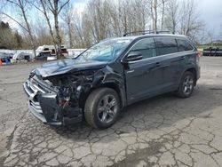 Vehiculos salvage en venta de Copart Portland, OR: 2017 Toyota Highlander Hybrid Limited