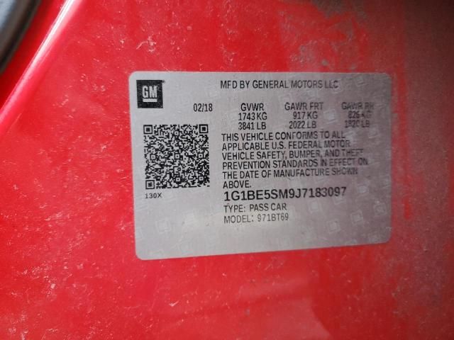 2018 Chevrolet Cruze lt