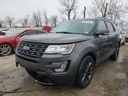 Ford Explorer salvage cars for sale: 2017 Ford Explorer XLT