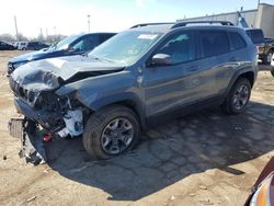 Jeep Cherokee Trailhawk salvage cars for sale: 2019 Jeep Cherokee Trailhawk