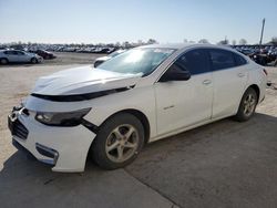 Chevrolet Malibu salvage cars for sale: 2018 Chevrolet Malibu LS