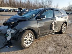 Salvage cars for sale from Copart Leroy, NY: 2018 Chevrolet Equinox LT