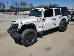 Jeep salvage cars for sale: 2015 Jeep Wrangler Unlimited Sport