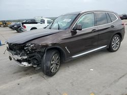 2019 BMW X3 SDRIVE30I en venta en Grand Prairie, TX