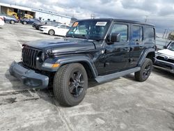 Jeep salvage cars for sale: 2020 Jeep Wrangler Unlimited Sahara